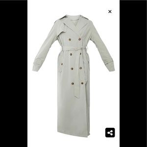 Sage Green Trench Coat
